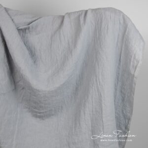 Bluish grey linen fabric
