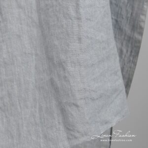 Bluish grey linen fabric, perfect for clothes and home textile