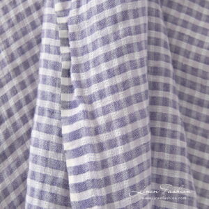 violet linen transparent checks, light weight.