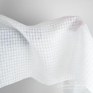 White linen fabric