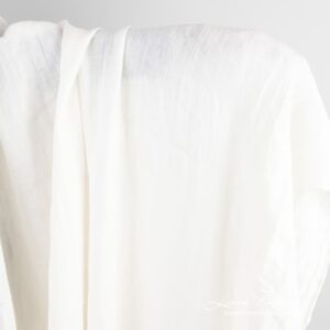 Off-white linen fabric