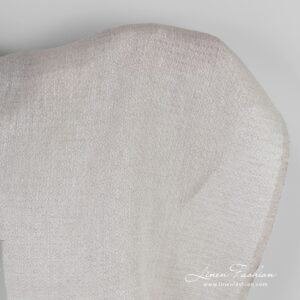 Light grey linen fabric