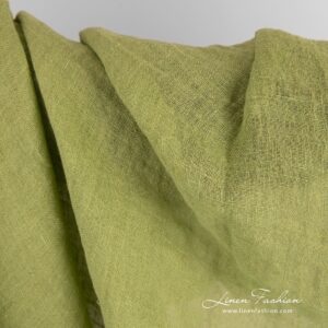 Transparent linen fabric in plain weave