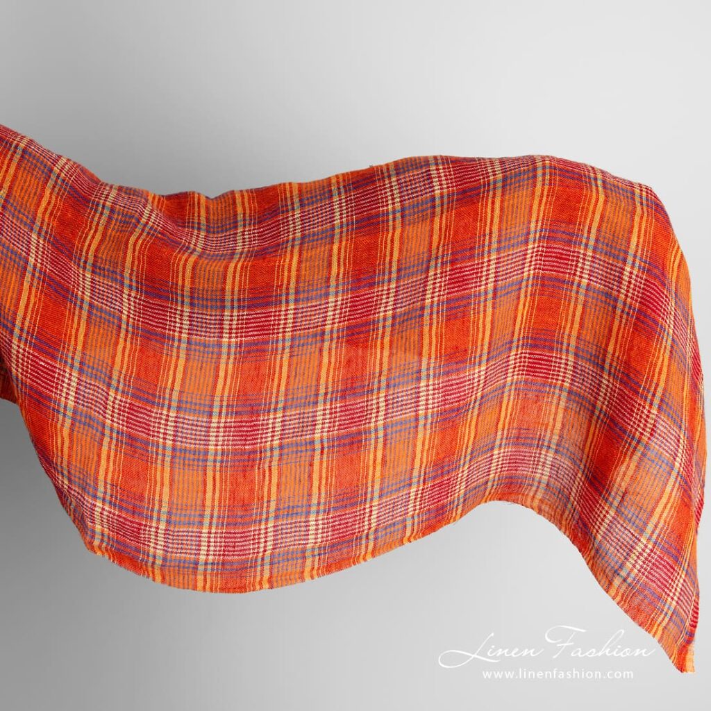 Transparent linen fabric