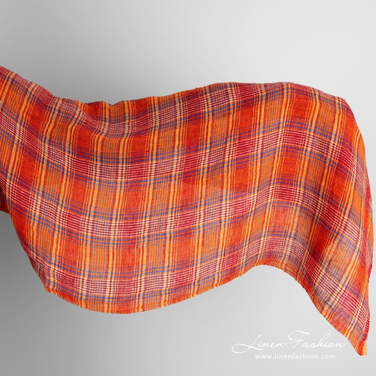 Transparent linen fabric