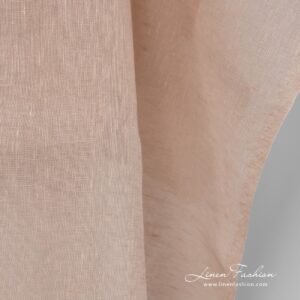 100% linen fabric coloured in latte beige.