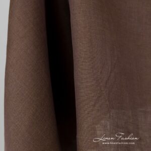 100% linen fabric in green purple.