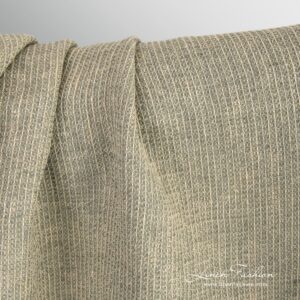 Yellow linen fabric in "waffle" pattern