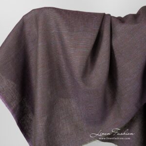 Linen fabric multi coloured waffle pattern.