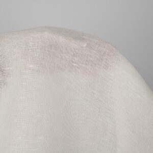 Linen cotton fabric in off-white, plain weave