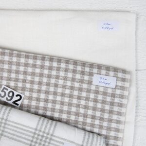 set of linen fabric cuts 592