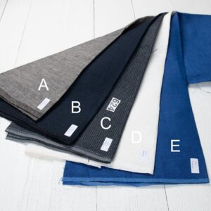 set of linen fabric cuts 624