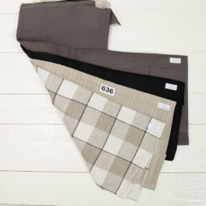 set of linen fabric cuts 636