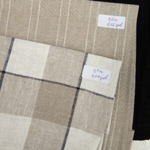 set of linen fabric cuts 636