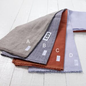Linen Fabric Cuts, Set No.683