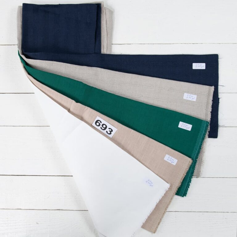 Linen Fabric Cuts, Set No. 693