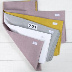 Linen Fabric Cuts, Set No.701