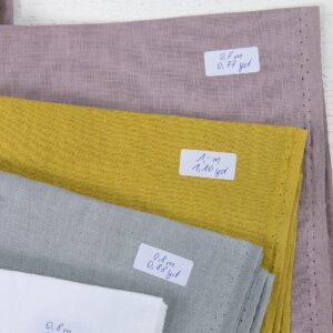 Linen Fabric Cuts, Set No.701