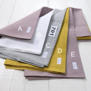 Linen Fabric Cuts, Set No.701