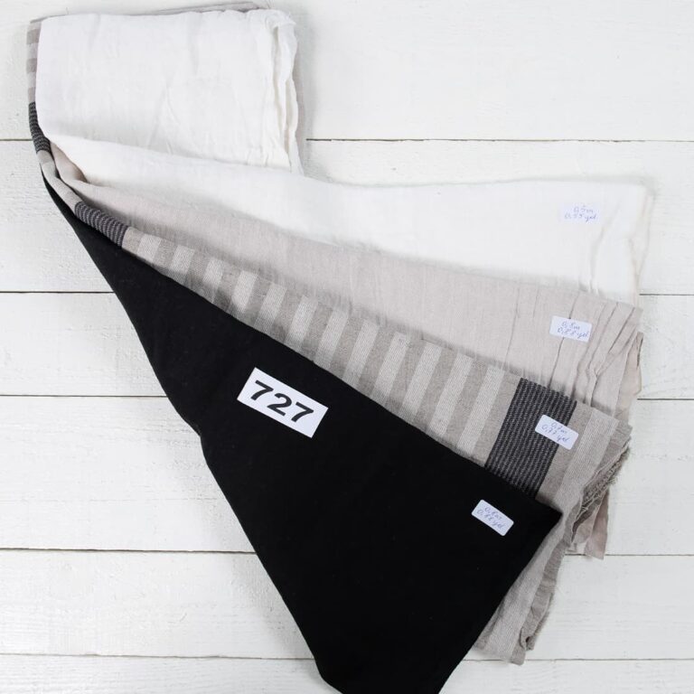 Linen Fabric Cuts, Set No. 727