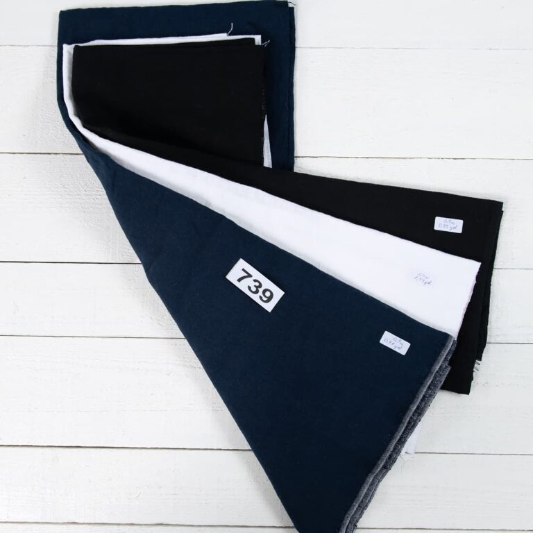 Linen Fabric Cuts, Set No. 739