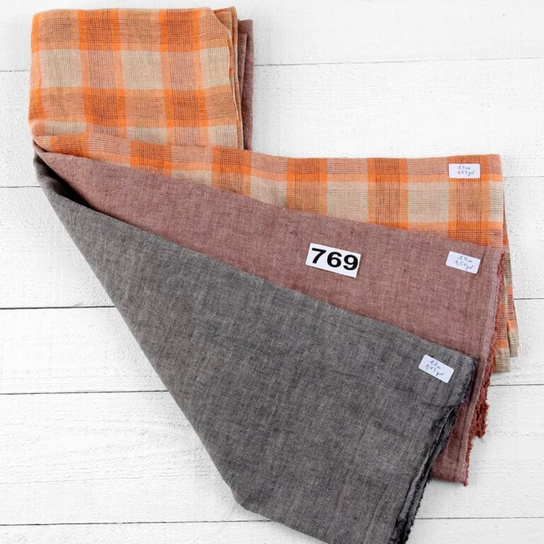 Linen Fabric Cuts, Set No. 769