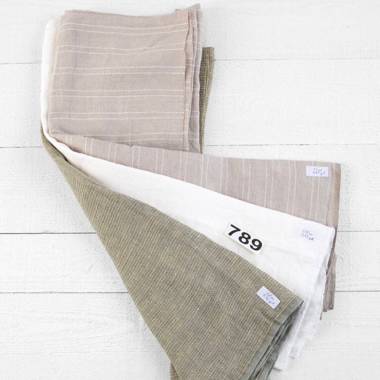 Linen Fabric Cuts, Set No. 789