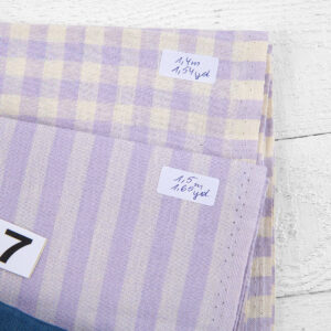 Linstoffstykker, sett nr. 807 14 Linen Fabric Cuts, Set No. 807