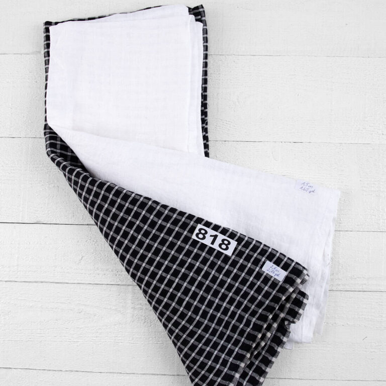 Linen Fabric Cuts, Set No. 818