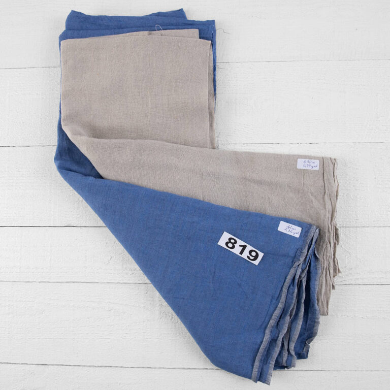 Linen Fabric Cuts, Set No. 819