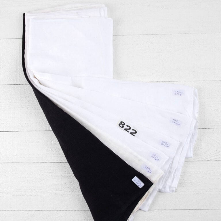 Linen Fabric Cuts, Set No. 822