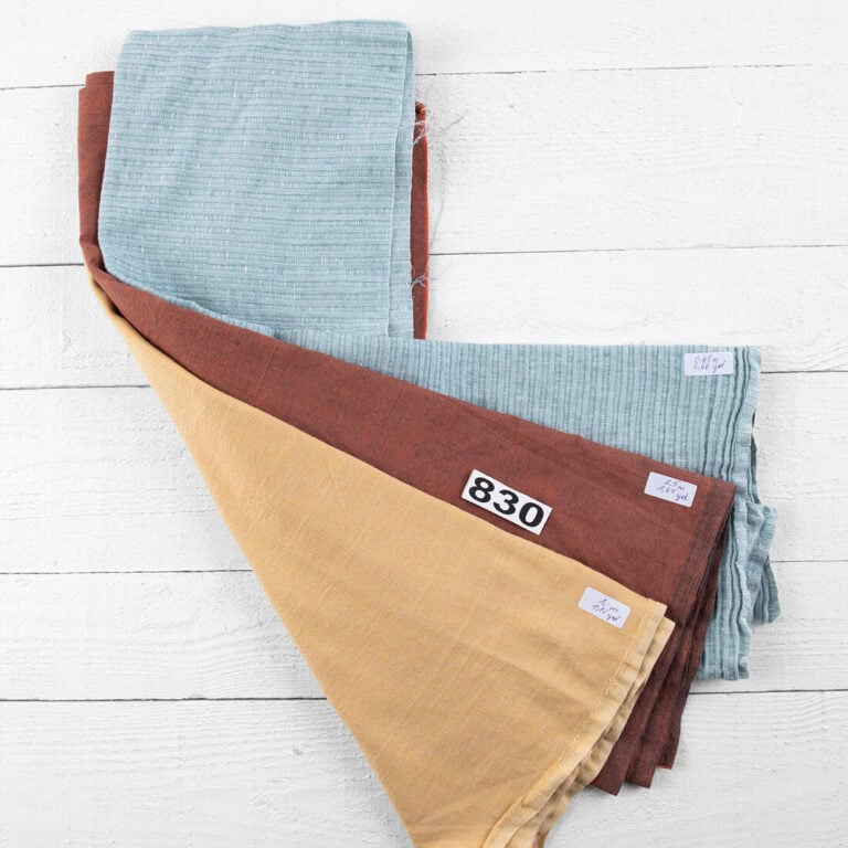 Linen-Cotton Fabric Cuts, Set No. 830