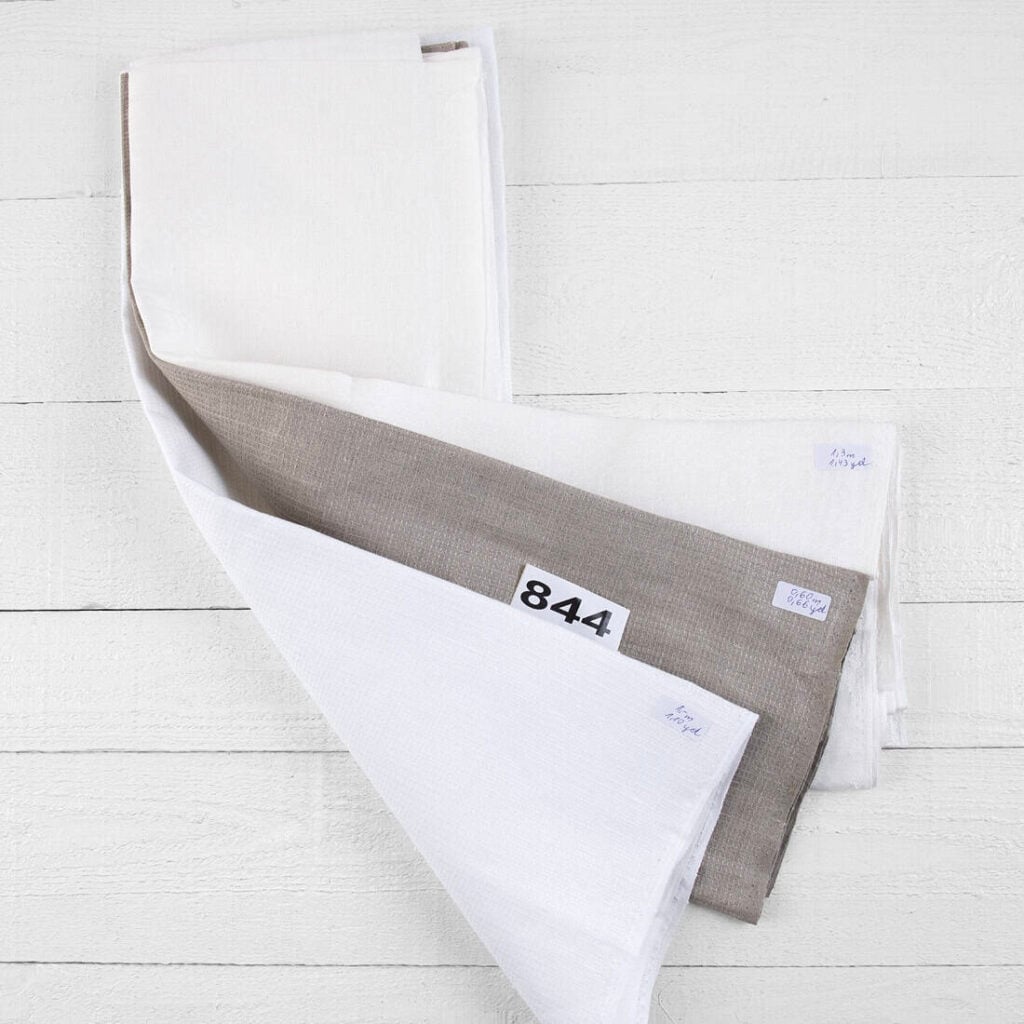 Linen Fabric Cuts, Set No. 844