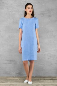 MATILDE Kjole lyseblå