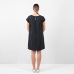 MIREN Kjole svart blå