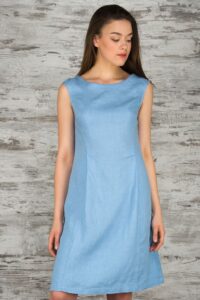 LUKA Kjole blålig