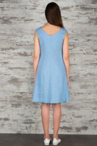LUKA Kjole blålig