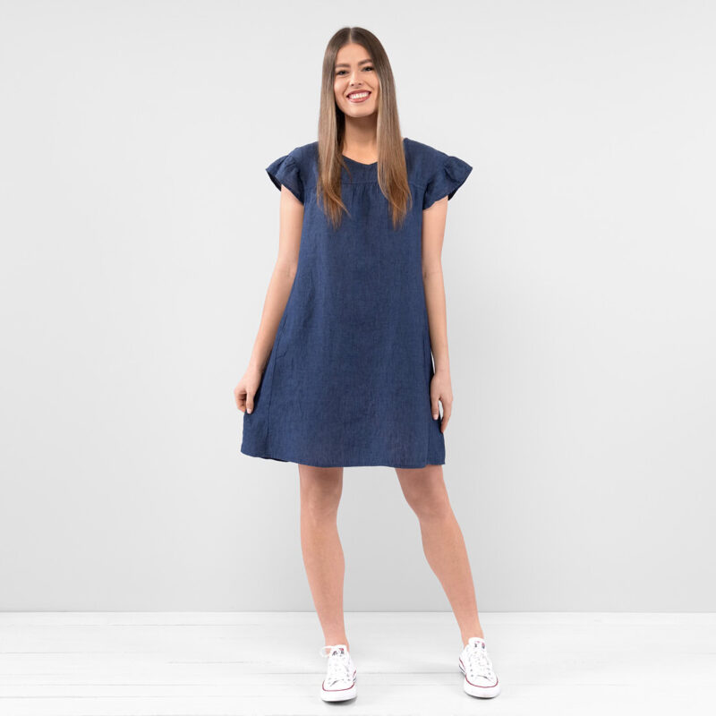 BETTE Kjole mørkeblå