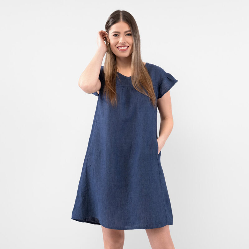 BETTE Kjole mørkeblå