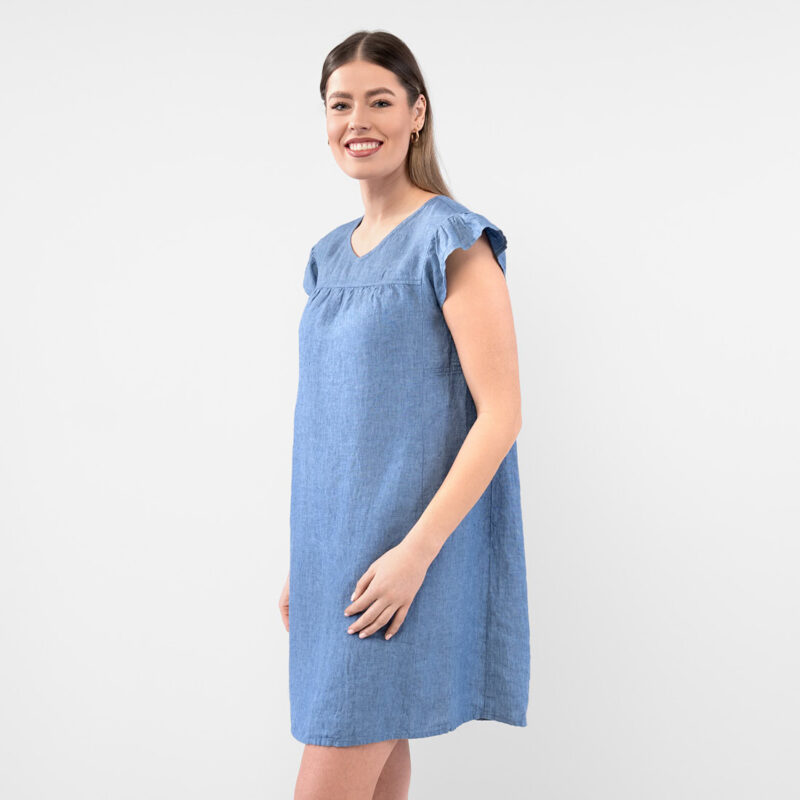 BETTE Kjole lyseblå