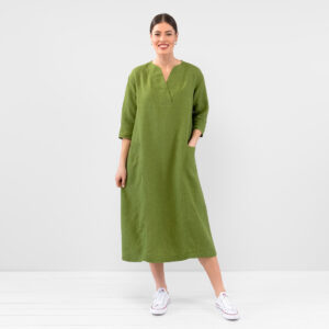 GLENN Kjole grønn