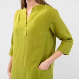 GLENN Kjole pæregrønn