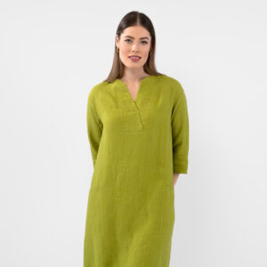 GLENN Kjole pæregrønn