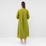 GLENN Kjole pæregrønn