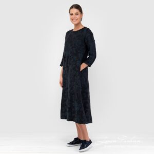 Floral pattern dress, DELFINA.