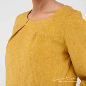 100% linen dress, alfa.