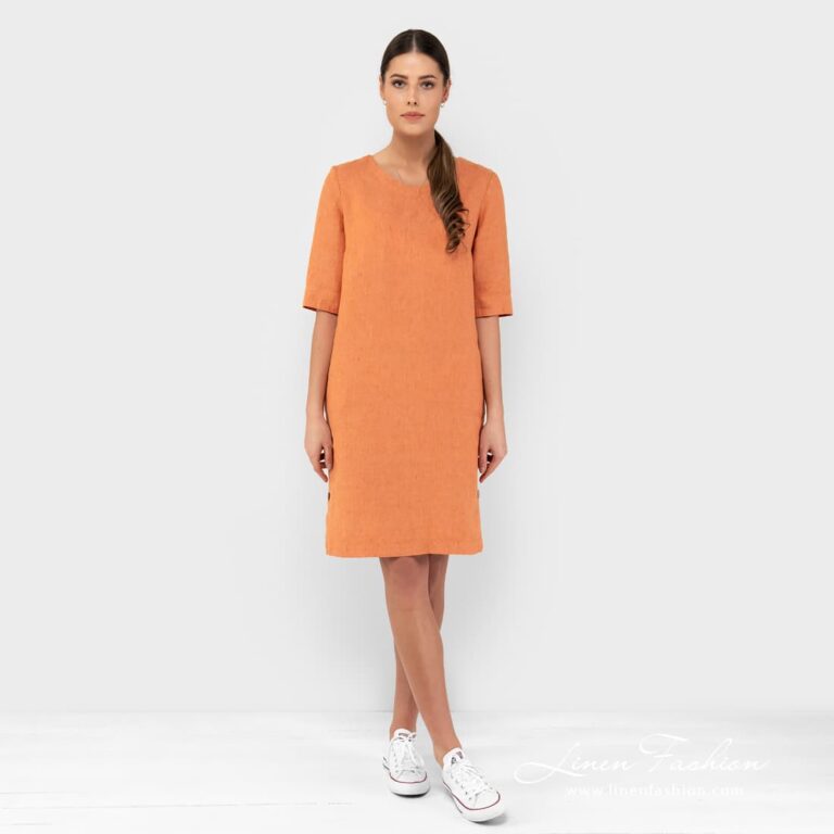Orange dress, MALVINA.