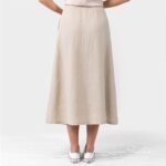 LUNGO Skjørt beige
