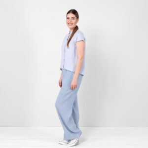 Linen bluish-grey shirt