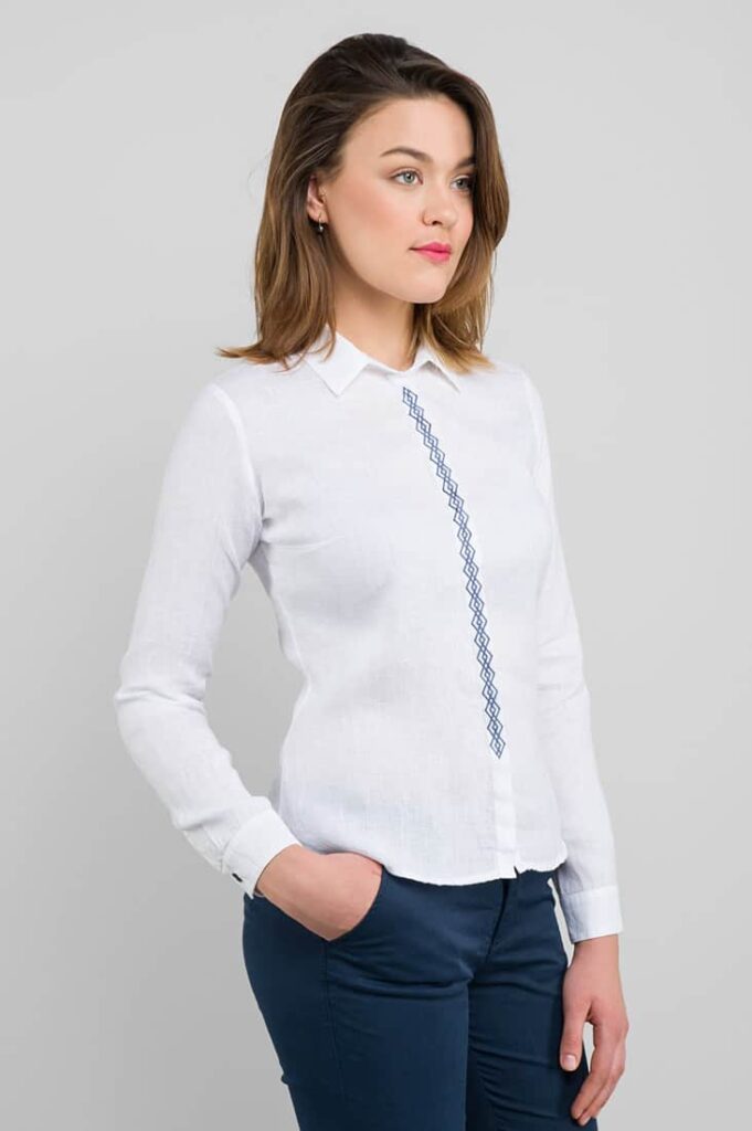 HELENA Bluse hvit 5 HELENA Bluse hvit - Bilde 5